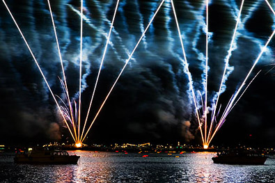 Matsuhima Lantern Festival Fireworks