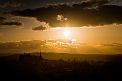 Sunset Over Edinburgh