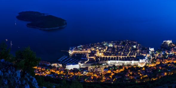 Dubrovnik from Above Panorama