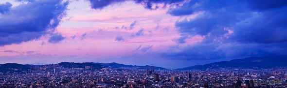 Barcelona Cityscape Panorama