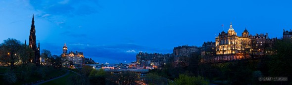 Edinburgh Panorama at Dusk