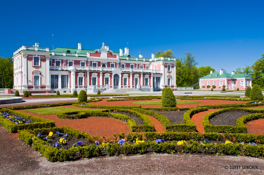 Kadriorg Palace, a baroque palace of Russia's Catherine I, in Tallinn, Estonia.