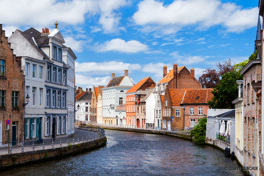 The St. Annarei canal in Bruges, Belgium.
