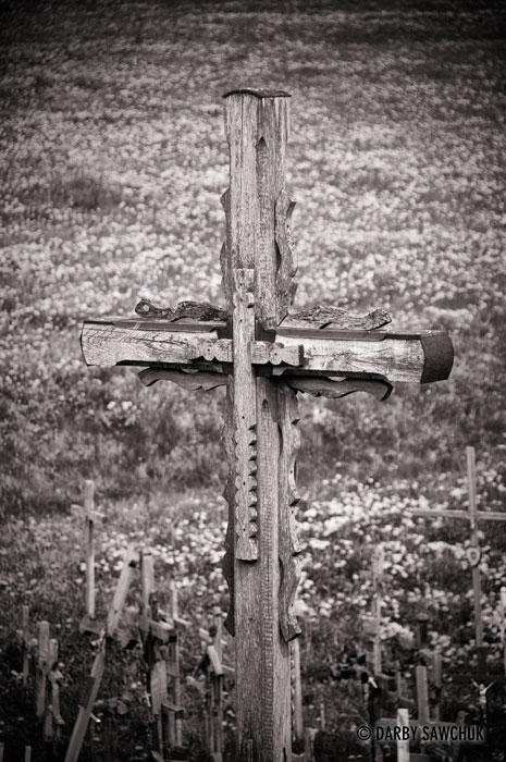 The Hill of Crosses near Siauliai, Lithuania.