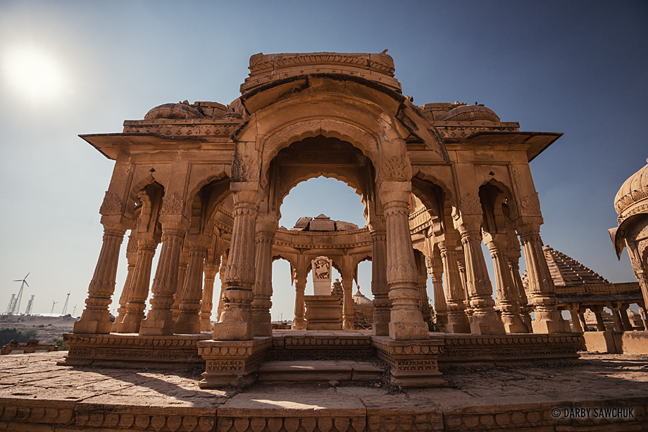 A royal cenotaph at Bada Bagh, a complex near Jaisalmer, Rajasthan, India.