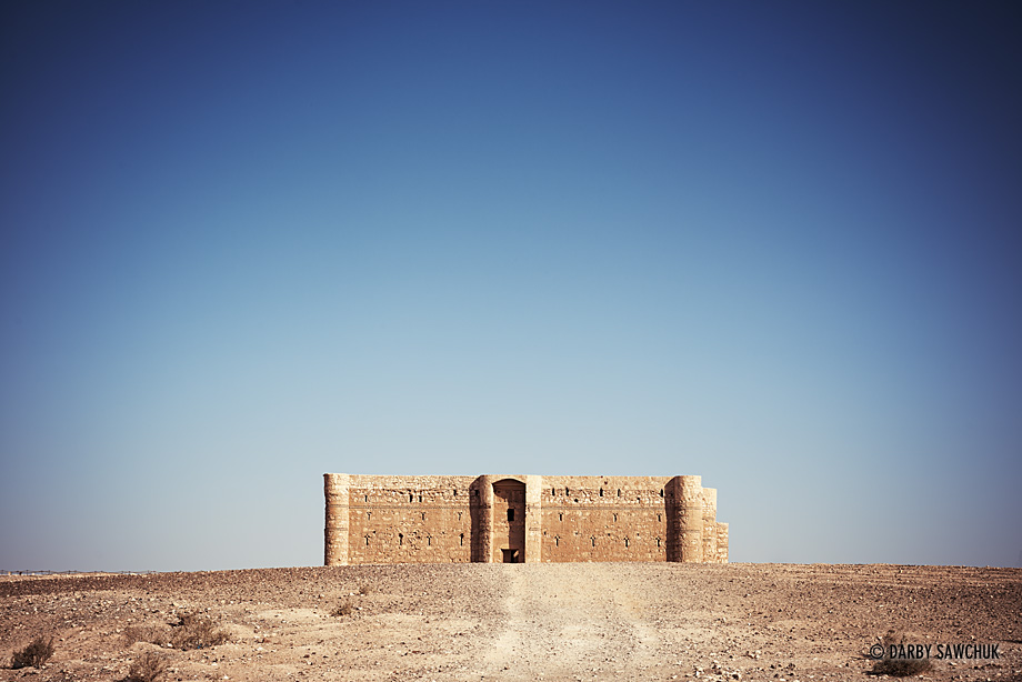 The 8th-century Qasr Kharana, one of Jordan's Eastern desert castles, may have been a caravanserai in its isolated location.
