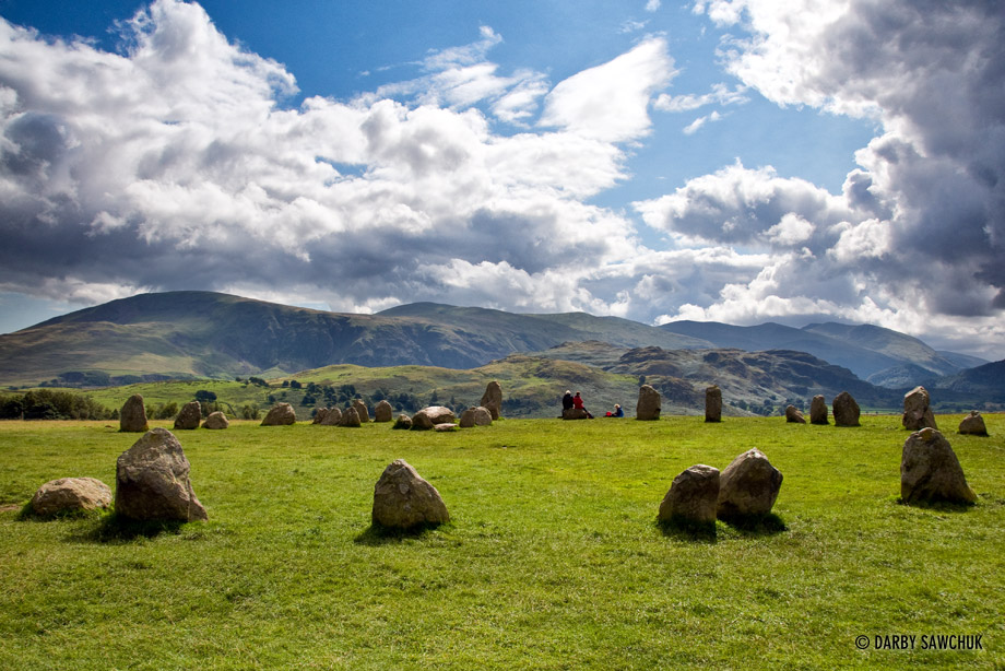 Castlerigg Stone Circle in the Lake District in Cumbria.