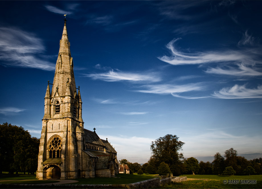 St. Mary's Church near Fountains Abbey in North Yorkshire.