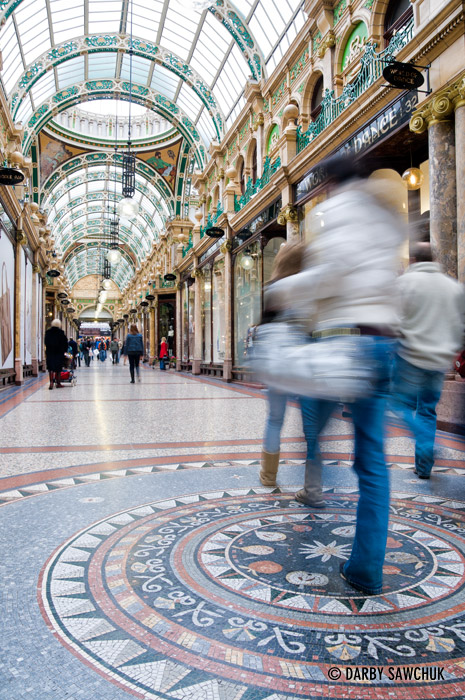 The County Arcade in Leeds in West Yorkshire.