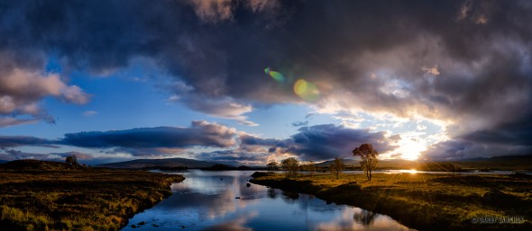 Rannoch Moor Sunrise Panorama