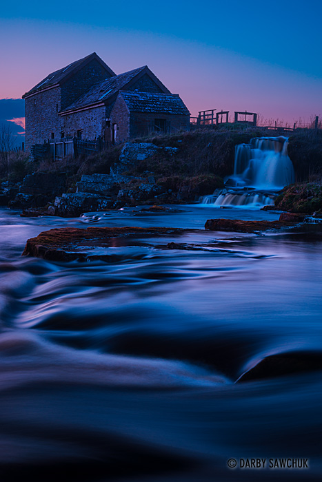 A mill on the River Thurso at Westerdale in Caithness, Scotland.