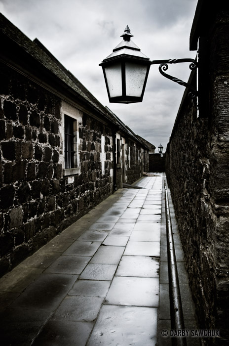 An alleyway at Stirling Castle, Scotland.