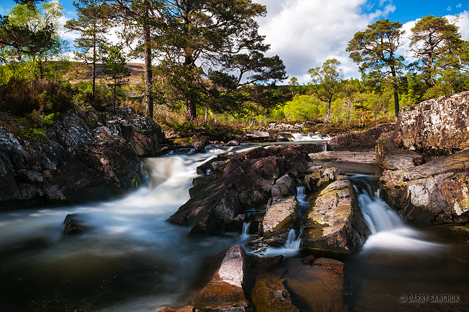 The River Affric in the Highlands of Scotland.