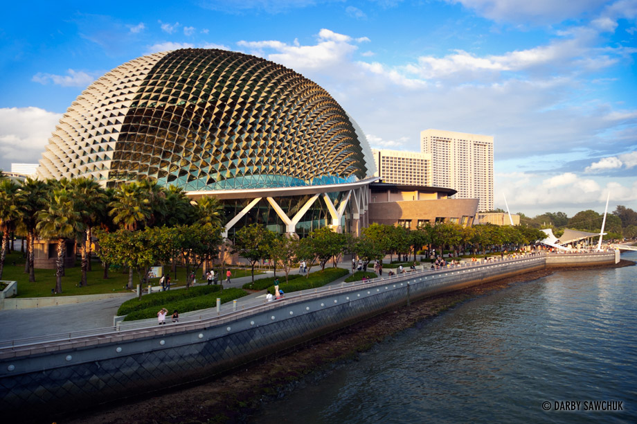 The Esplanade, also known as the durian in Singapore.