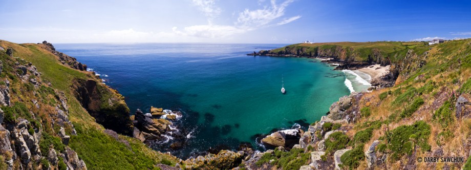Housel Bay near Lizard Point, the southernmost point in mainland England. 