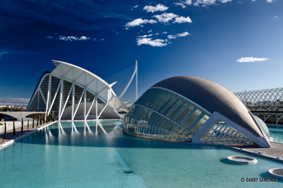 The City of Arts and Sciences in Valencia, Spain.