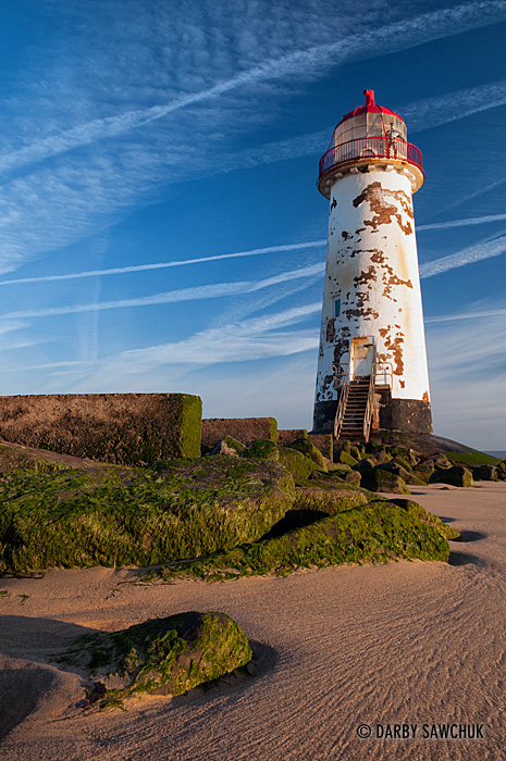 The Talacre Lighthouse in North Wales.