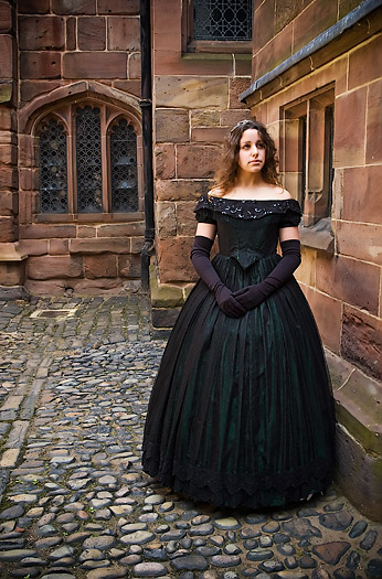 Royal Exchange Costume Hire shoot at Chetham's Library